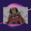 Crowned in Madness Canvas